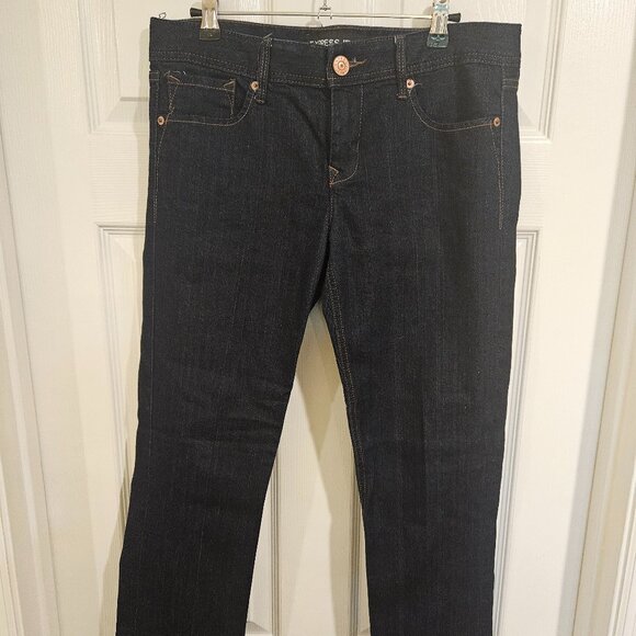 EXPRESS WOMEN'S JEANS SIZE 8 CROPPED SKINNY LOW RISE STELLA - Picture 1 of 3